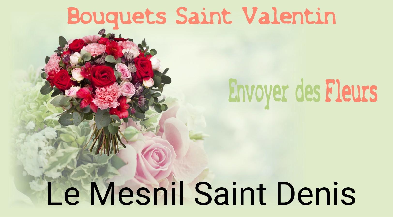 Roses de Saint-Valentin livrées à Le Mesnil-Saint-Denis